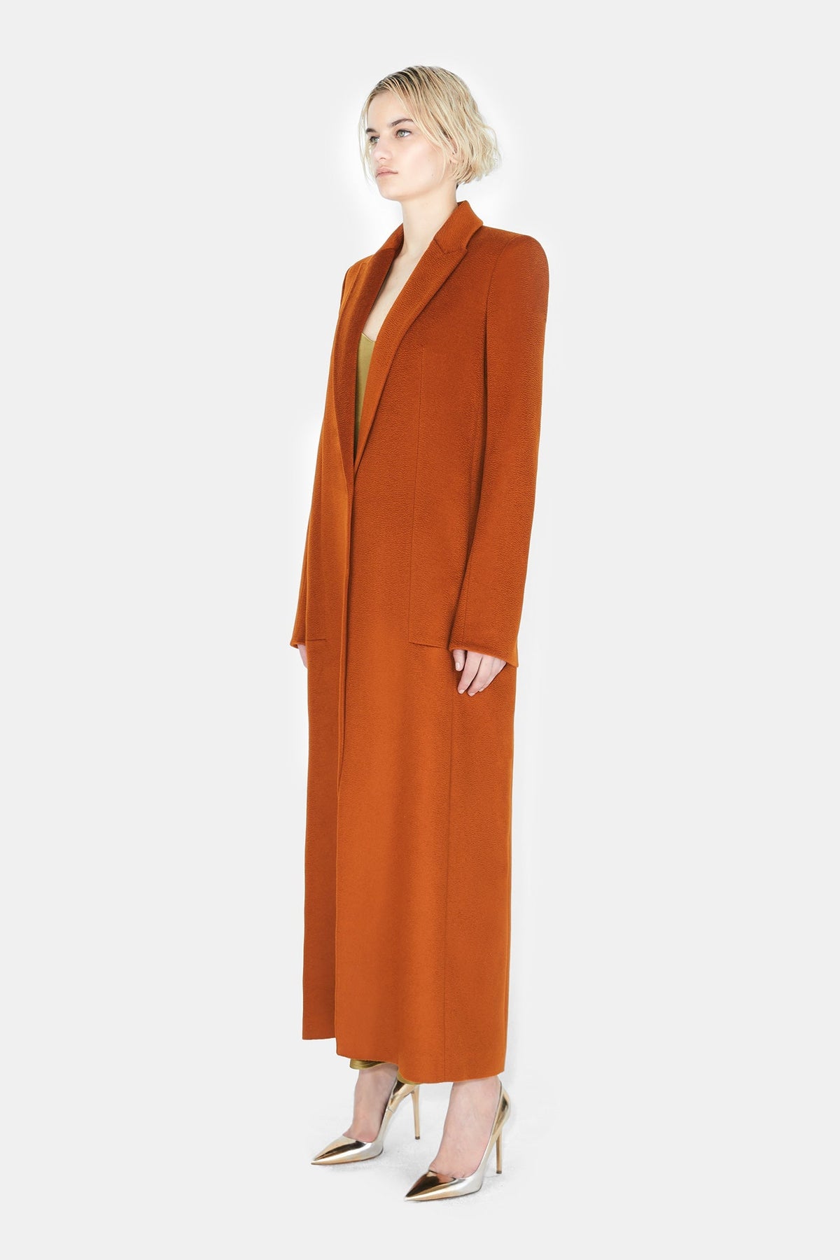 Manteau Boyfriend en laine - Brandy