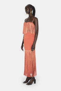 Top crop Nyx à franges - Coral Reef