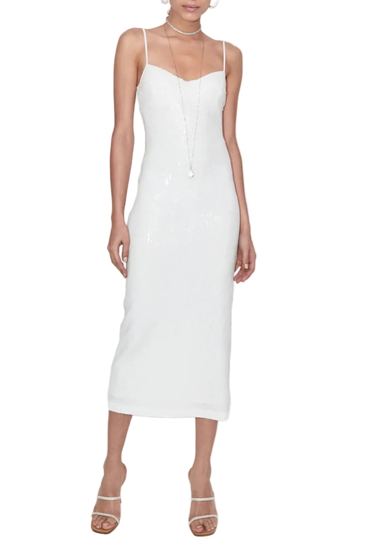 Verona Bustier Dress - White