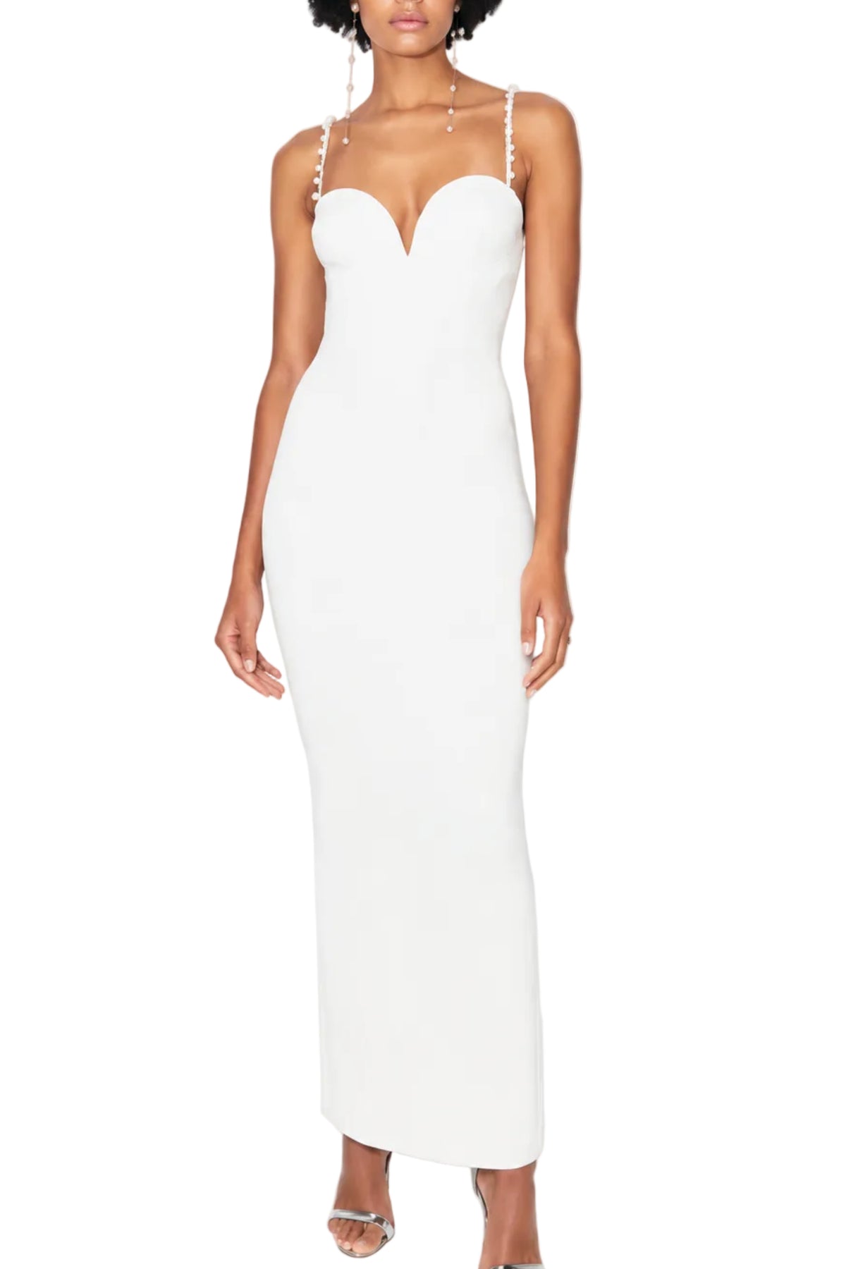 Thalia Pearl Dress - White