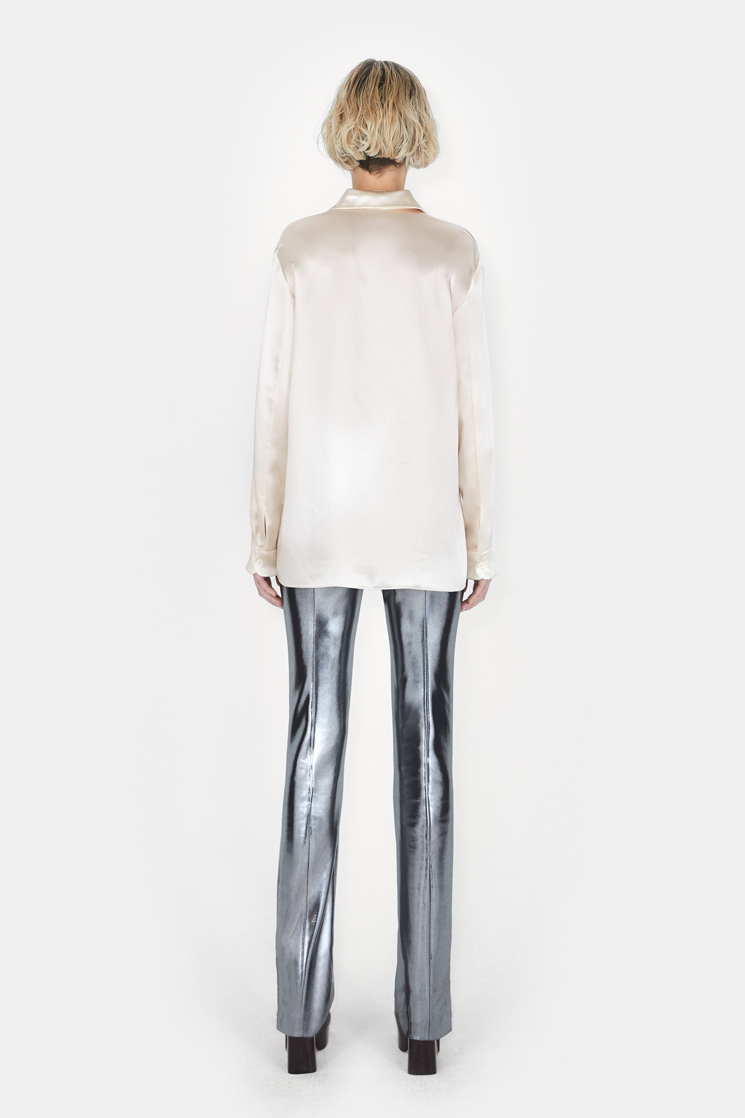 Chemise Liquid oversize - Ivory