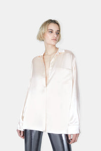 Chemise Liquid oversize - Ivory