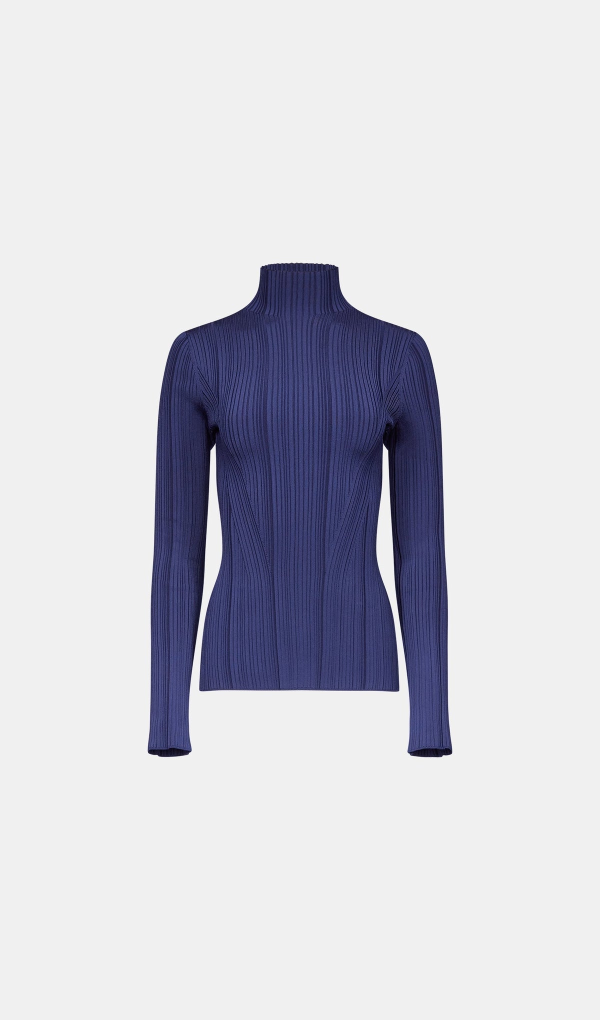 Dawn Plisse Turtleneck - Midnight