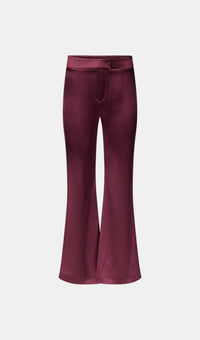 Pantalon Julianne à taille haute - Burgundy