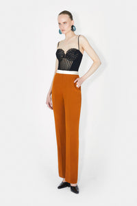 Pantalon tailleur à taille haute - Brandy & Ivory