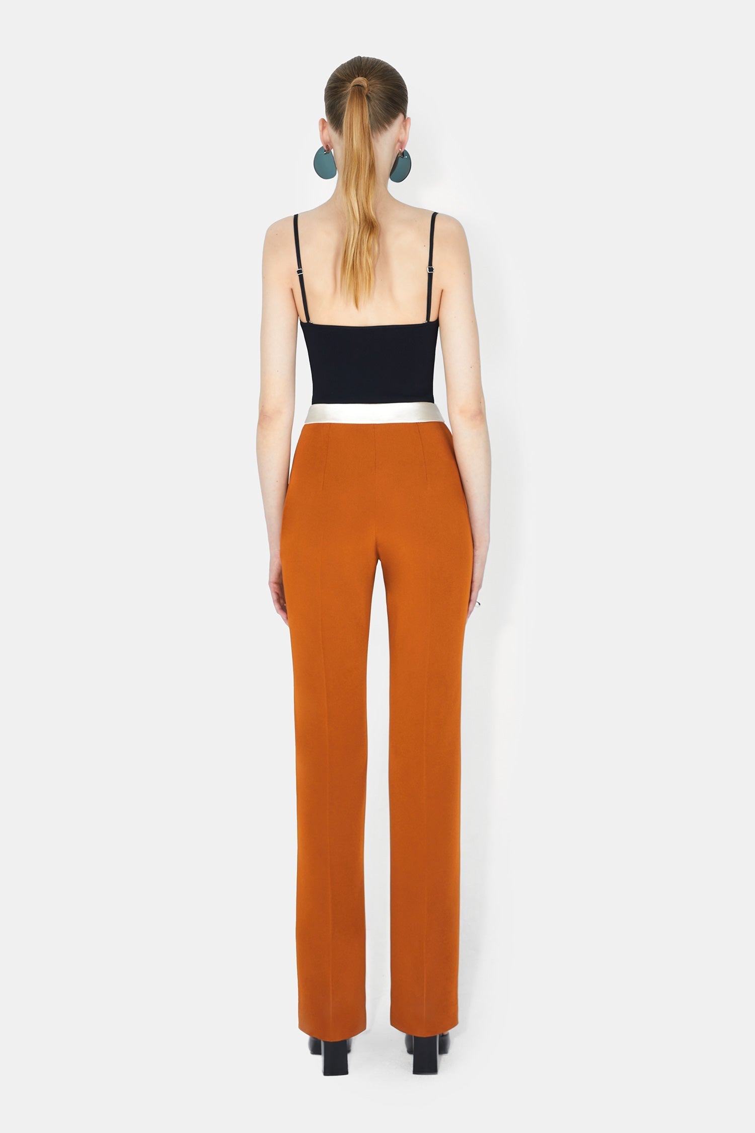 Pantalon tailleur à taille haute - Brandy & Ivory