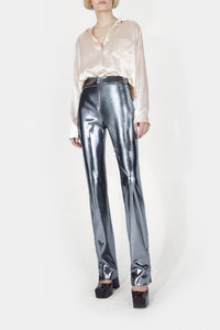 Pantalon à taille haute - Silver
