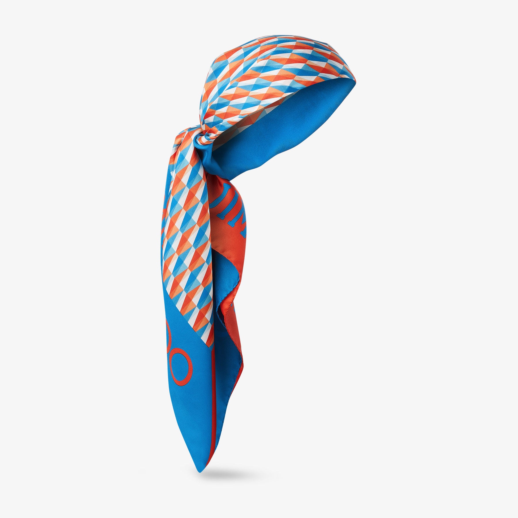 Foulard Reta en soie à imprimé - Paprika & Sky