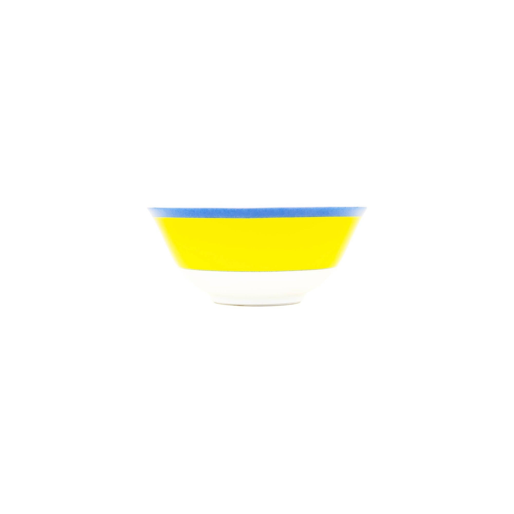 Bol de riz Monet en porcelaine - Jaune & Bleu