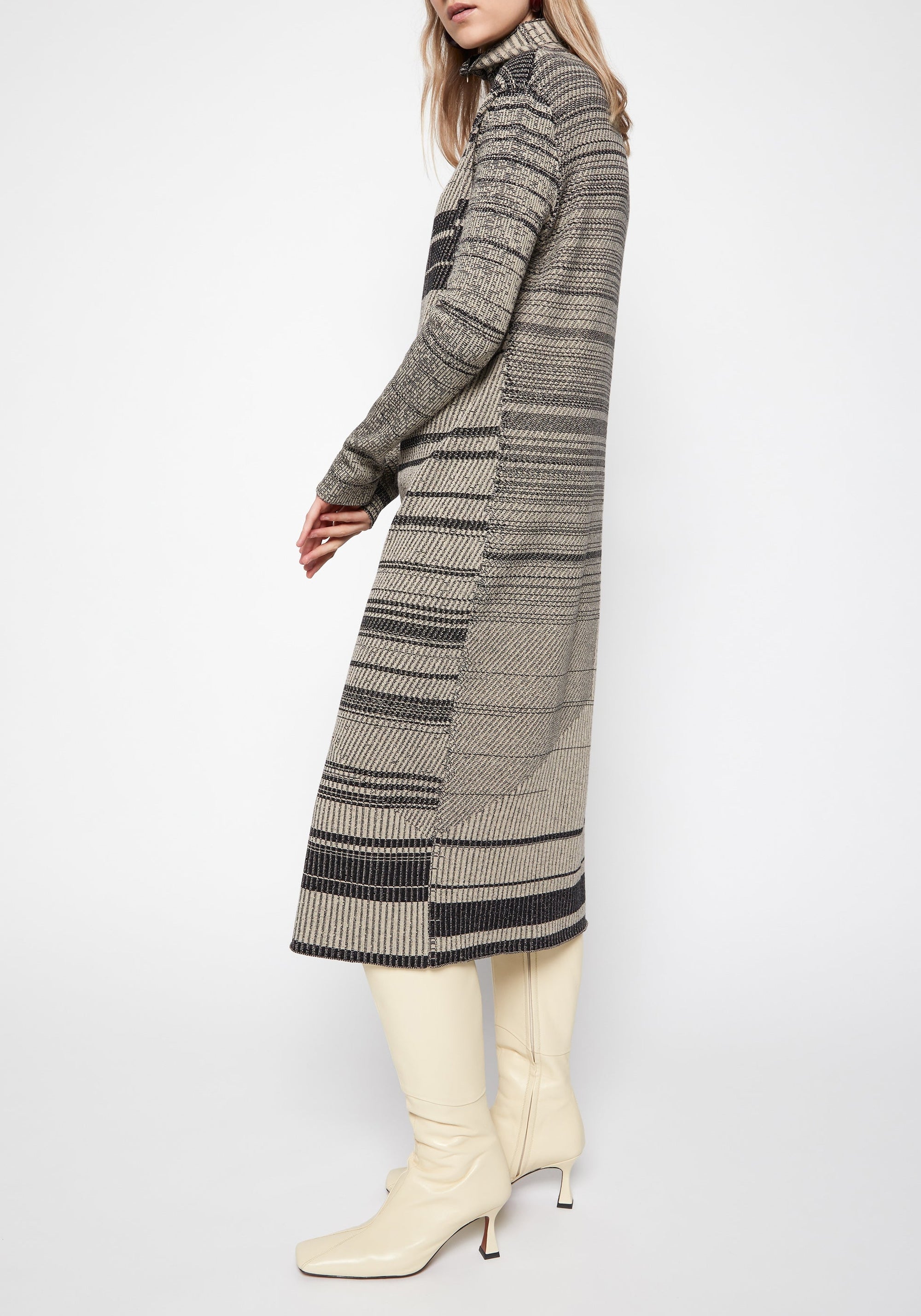 Revelon long cardigan - Poppyseed