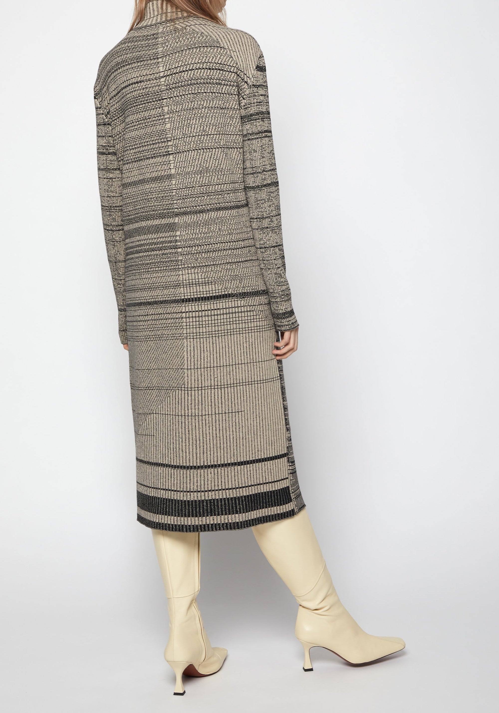 Revelon long cardigan - Poppyseed