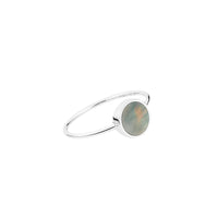 Bague Ever en or blanc 18 carats et nacre - Noir