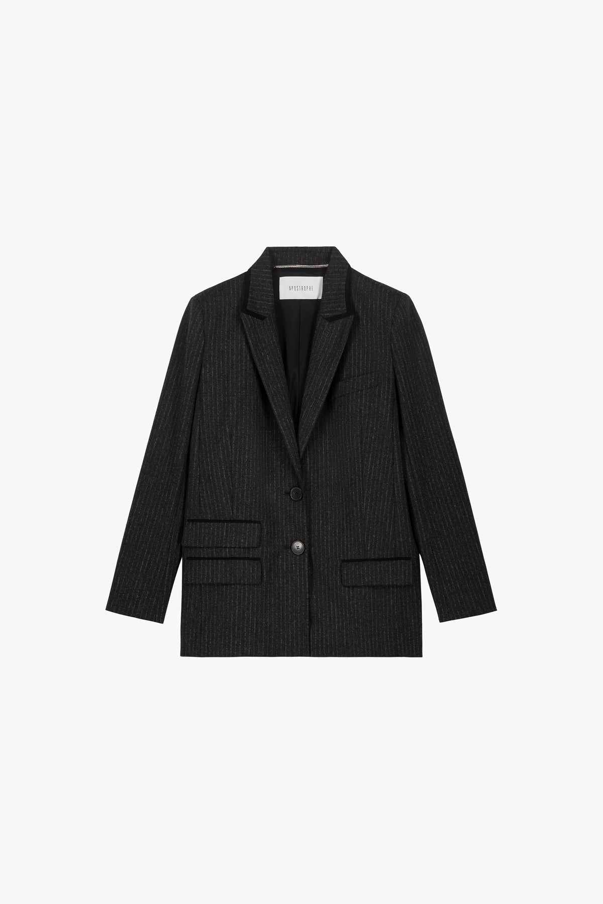 Veste droite - Gris Moyen