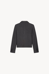 Veste courte cintree - Gris Moyen