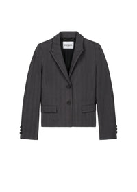 Veste courte cintrée - Gris