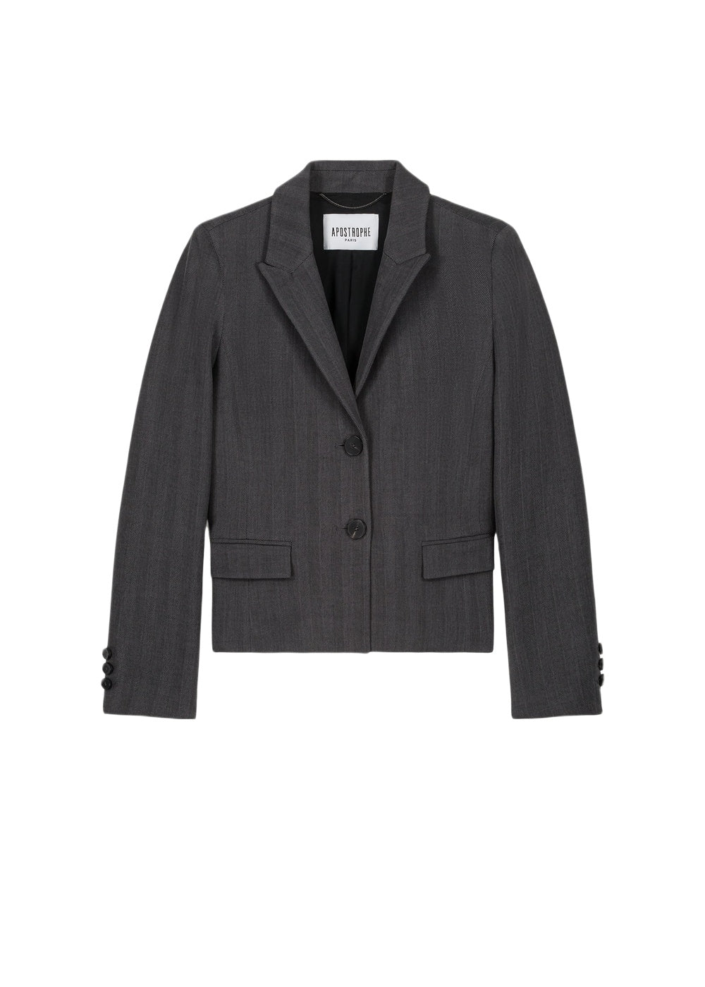 Veste courte cintrée - Gris