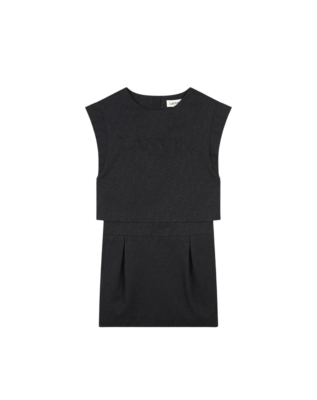 Robe à col rond - Noir