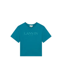 T-shirt à col rond - Turquoise