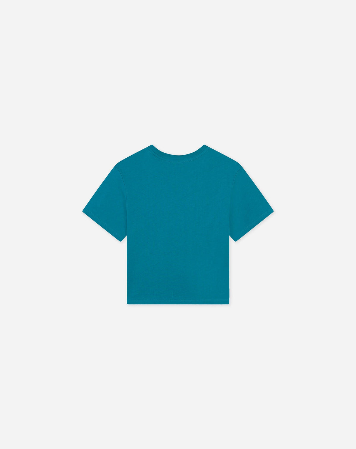 T-shirt à col rond - Turquoise