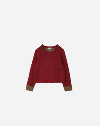 3d curb crew nk jumper - Rouge foncé