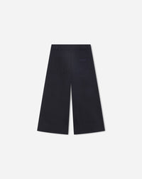 ZZNO STOCK BLEU MARINE PANTALON EN MAILLE