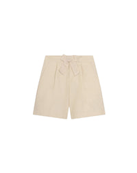 Bermuda à taille élastique - Beige Clair