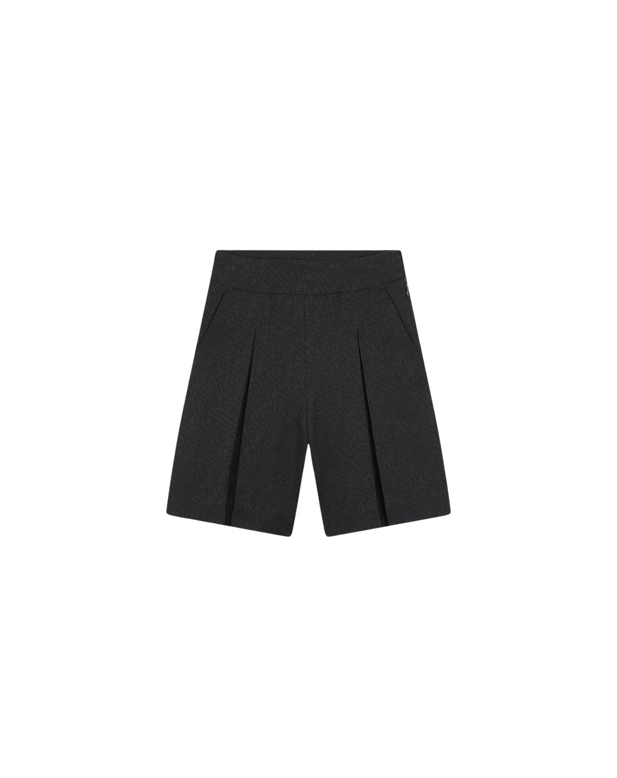 Logo jacquard bermuda - Noir