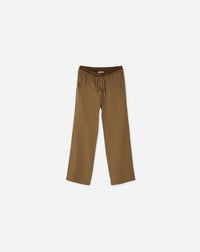 Pull on fluid pants - Beige foncé