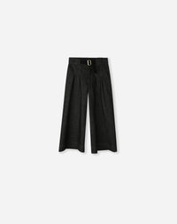 Large leg denim pant - Noir