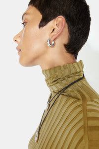 Pull à col montant Rhea - Olive