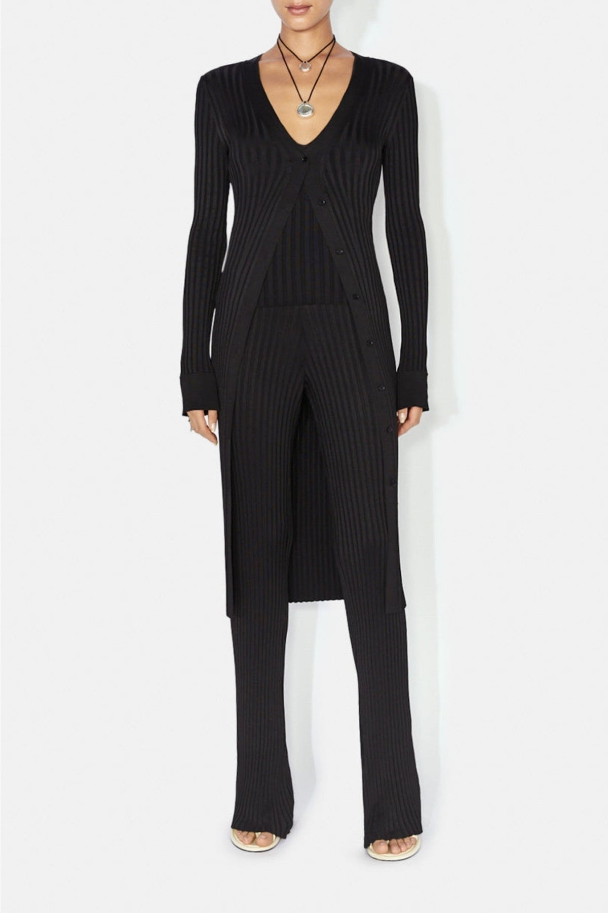 Rhea Lounge Dress - Black