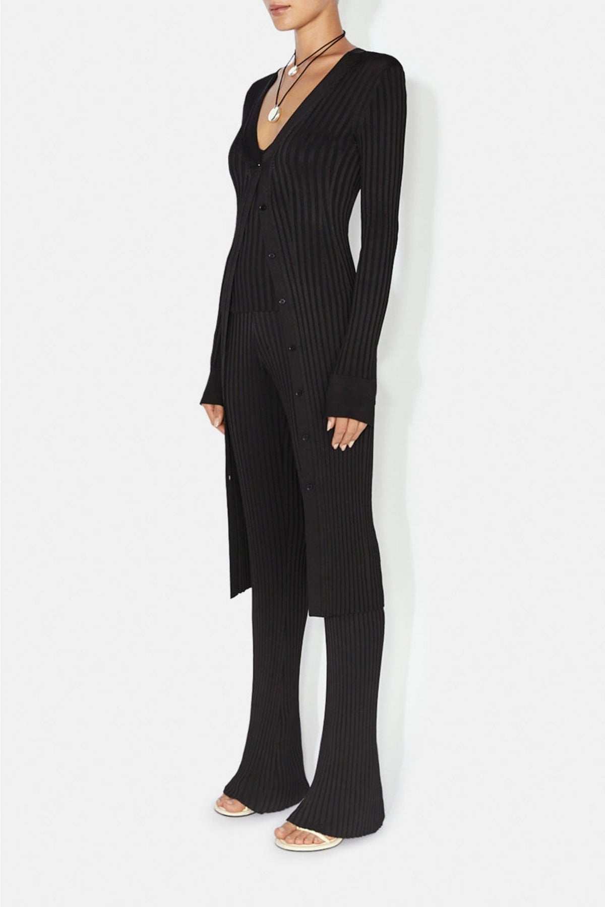 Rhea Lounge Dress - Black