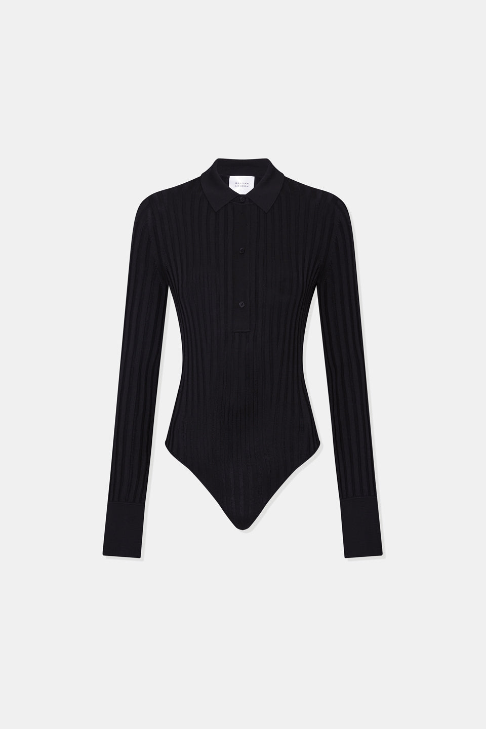Rhea Long Sleeve Body Suit - Black