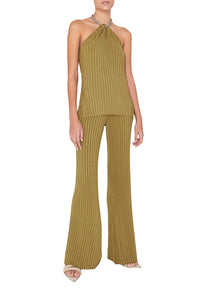 Top Rhea en maille - Olive