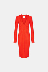 Rhea Lounge Dress - Coral