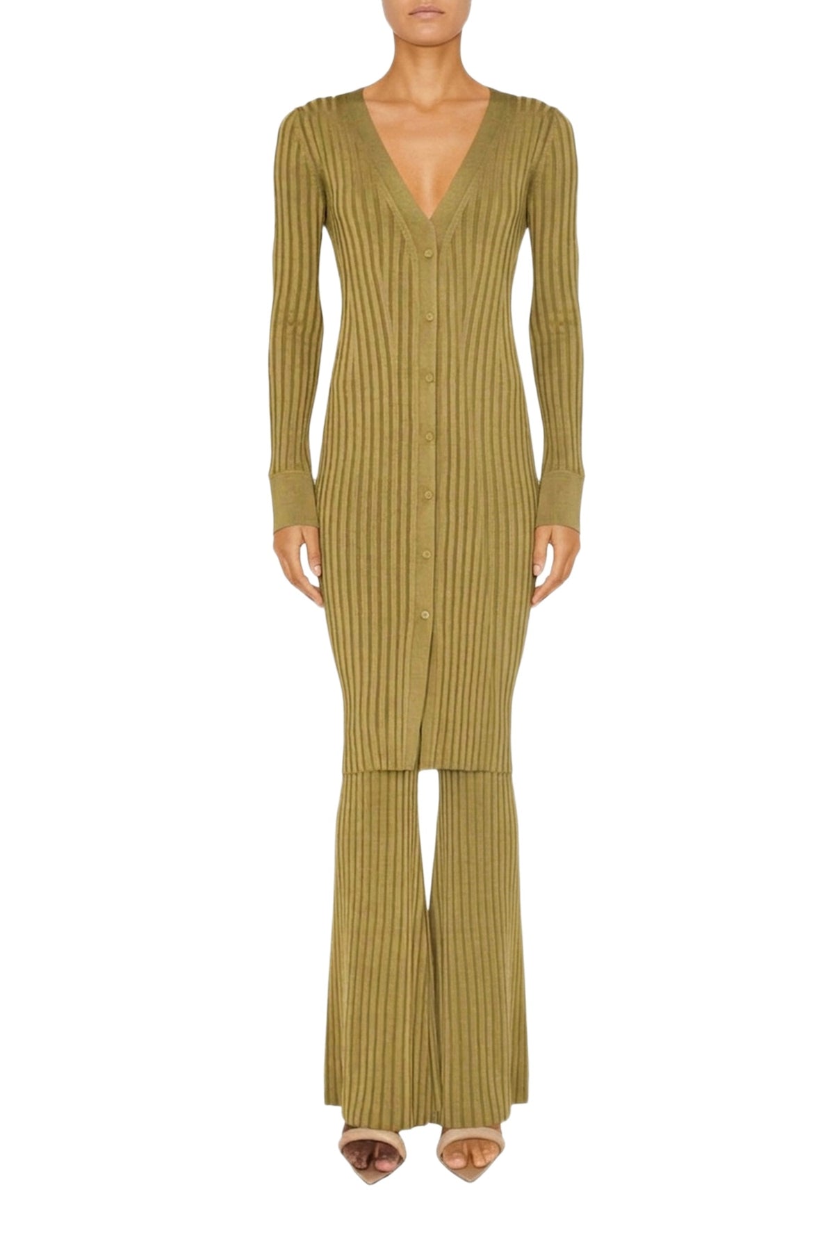 Rhea Lounge Dress - Olive