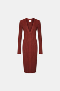 Rhea Lounge Dress - Rust