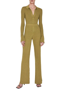 Rhea Long Sleeve Body Suit - Olive