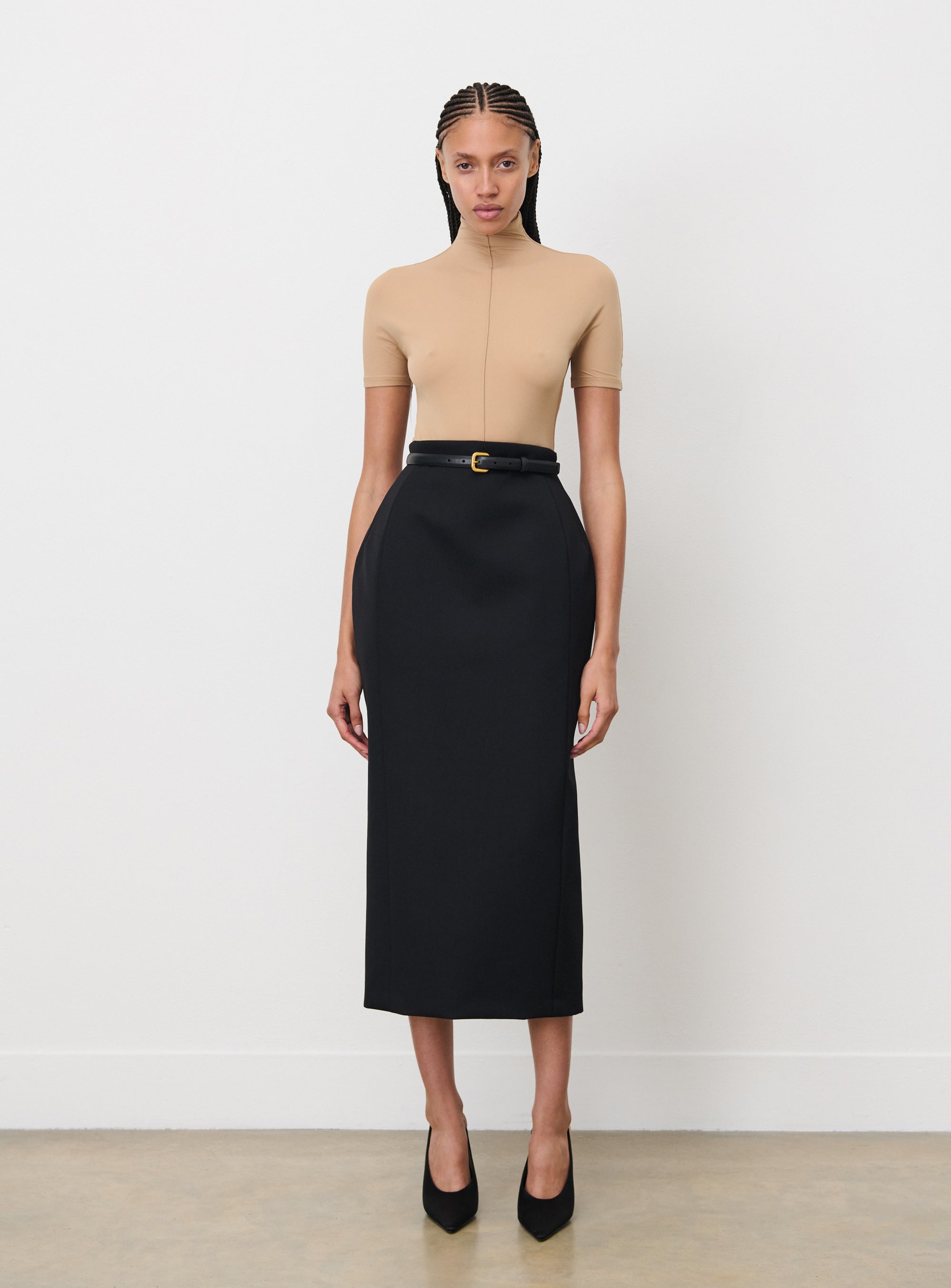 RHW Sculpted Skirt - Black