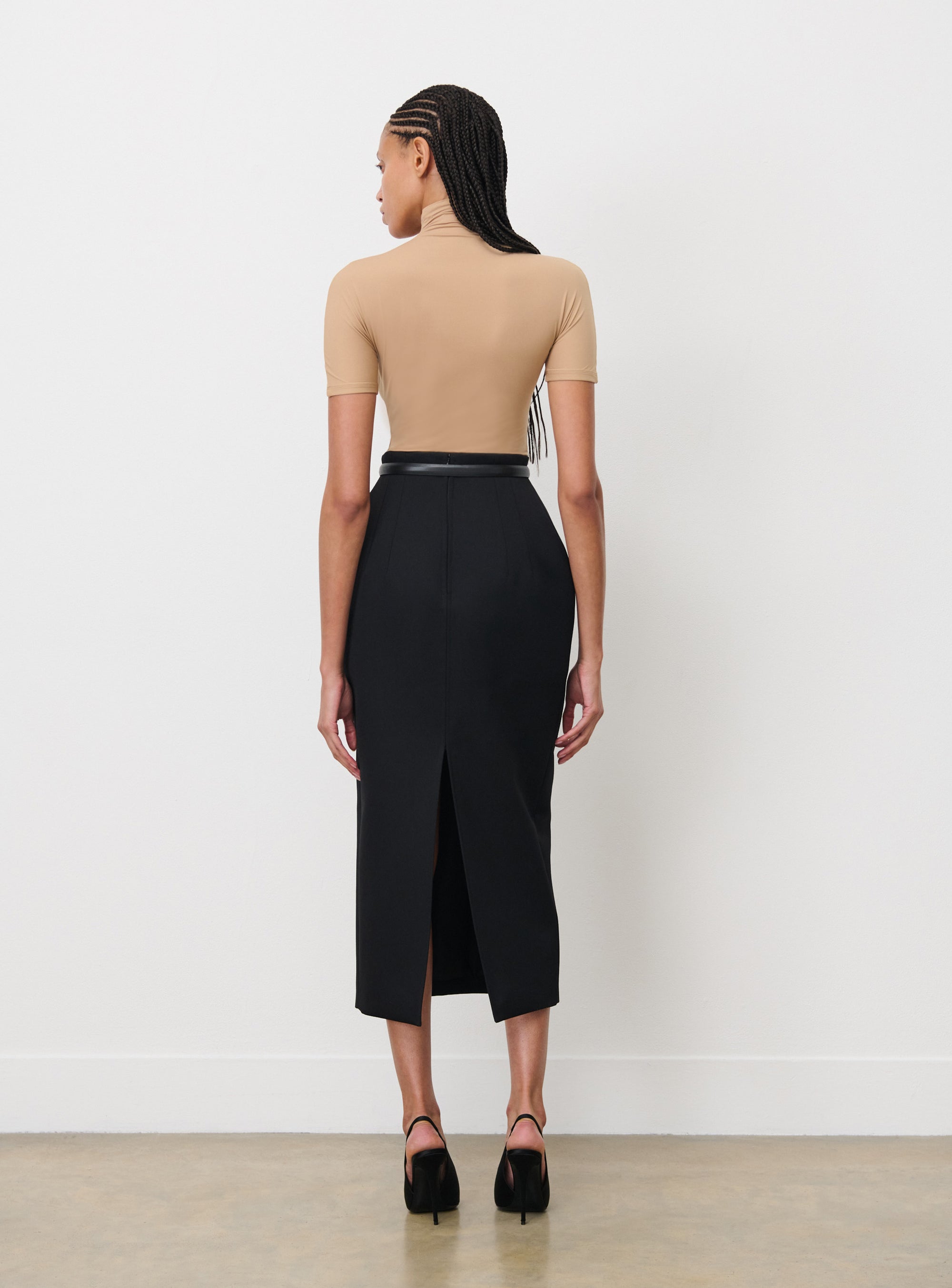 RHW Sculpted Skirt - Black