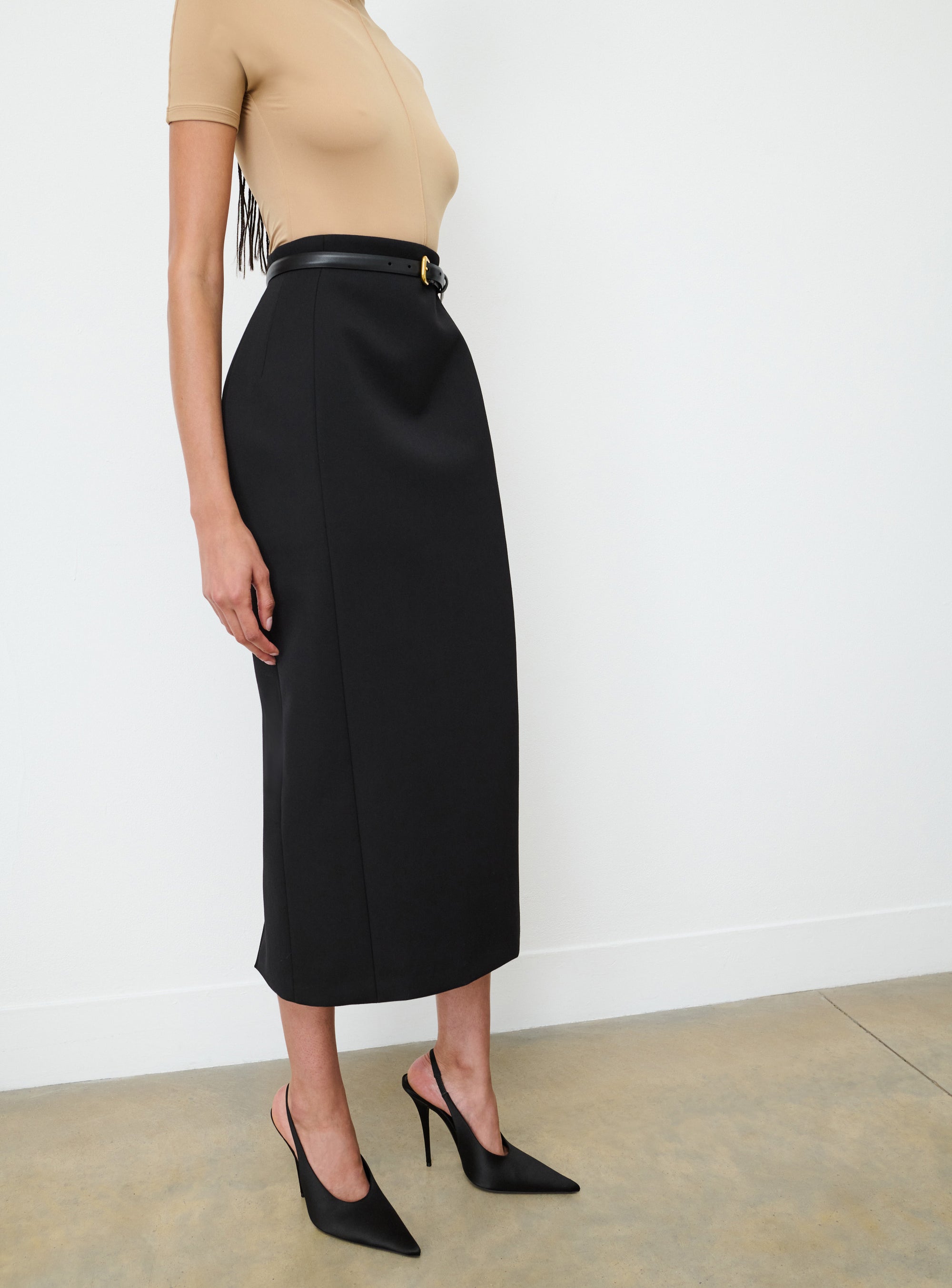RHW Sculpted Skirt - Black