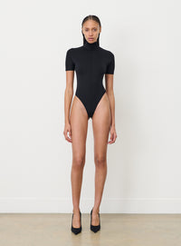 RHW Short Sleeve Bodysuit - Black