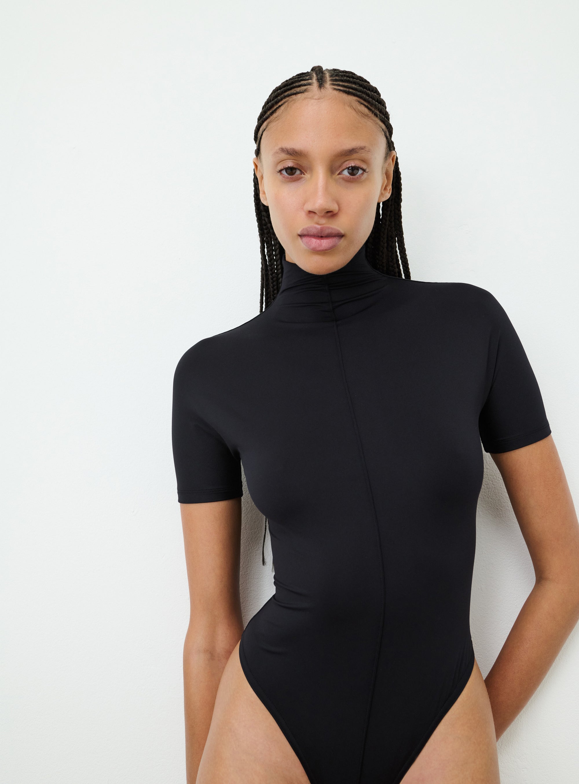 RHW Short Sleeve Bodysuit - Black