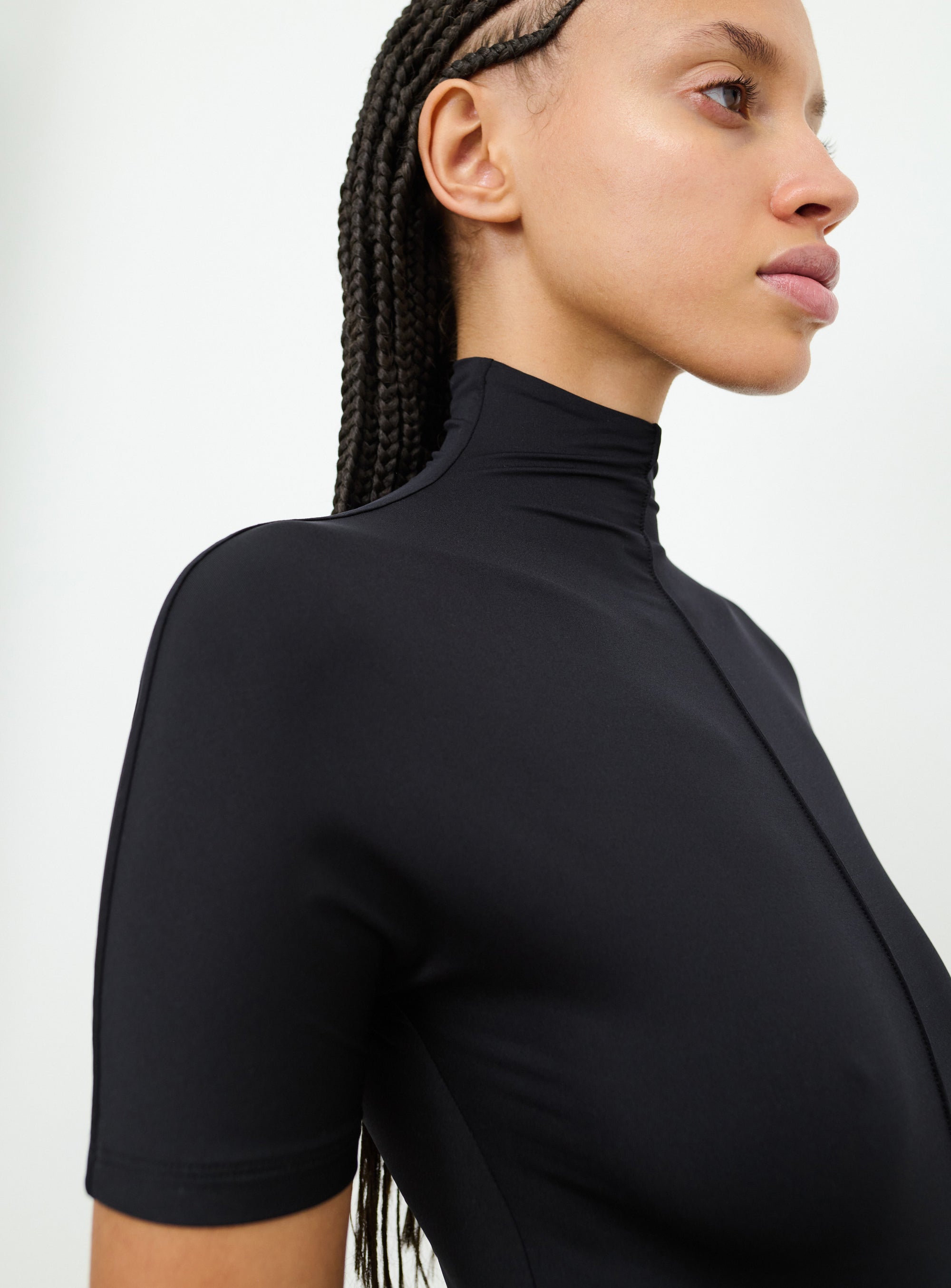 RHW Short Sleeve Bodysuit - Black