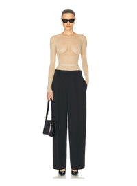 Semi Matte Track Pant - Black