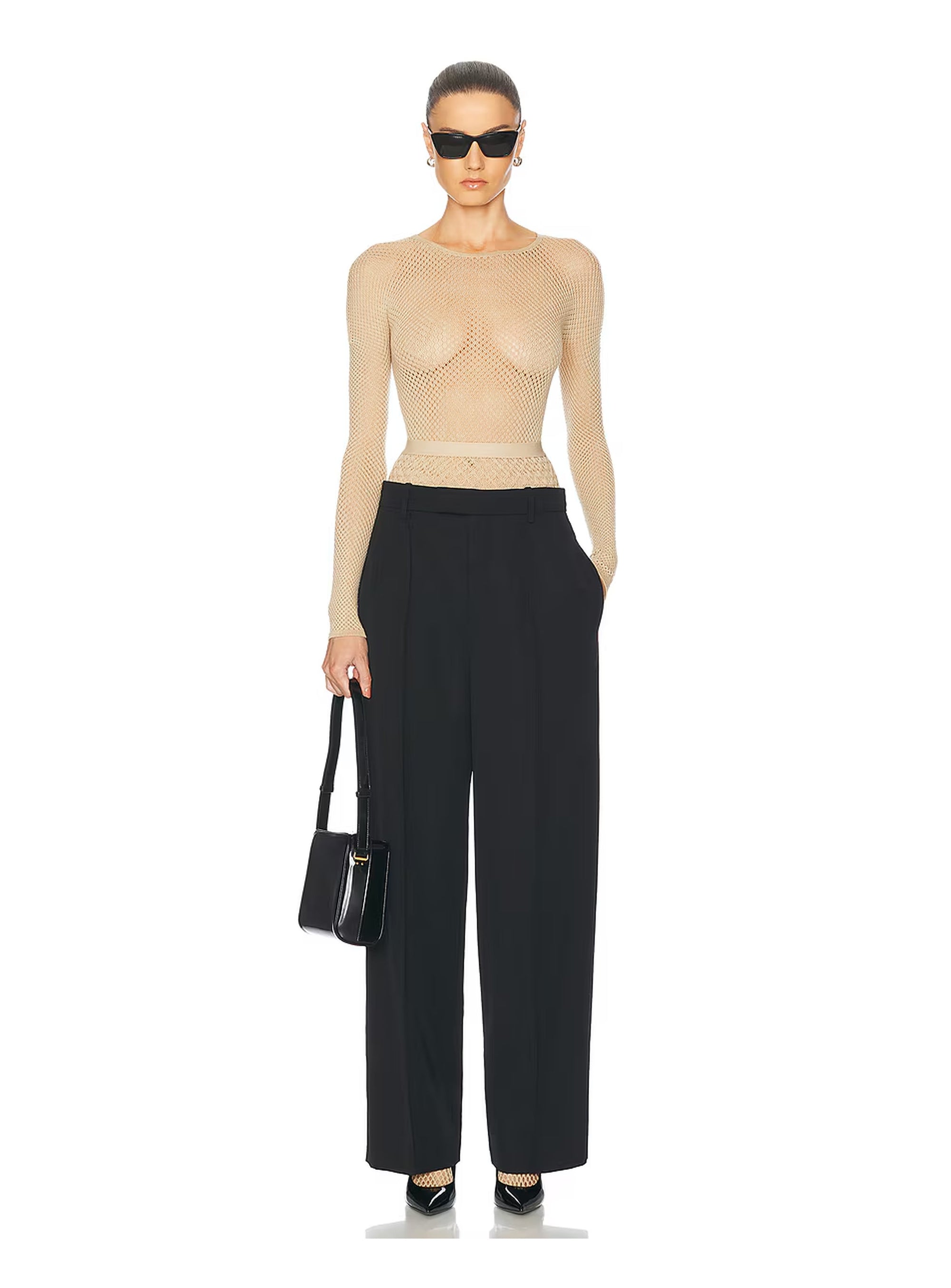 Semi Matte Track Pant - Black