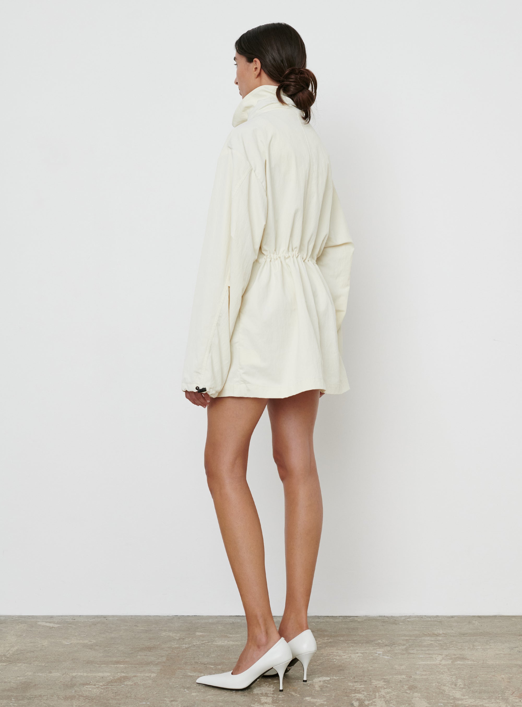 RHW Crop Anorak - Ivory