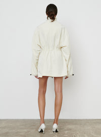 RHW Crop Anorak - Ivory