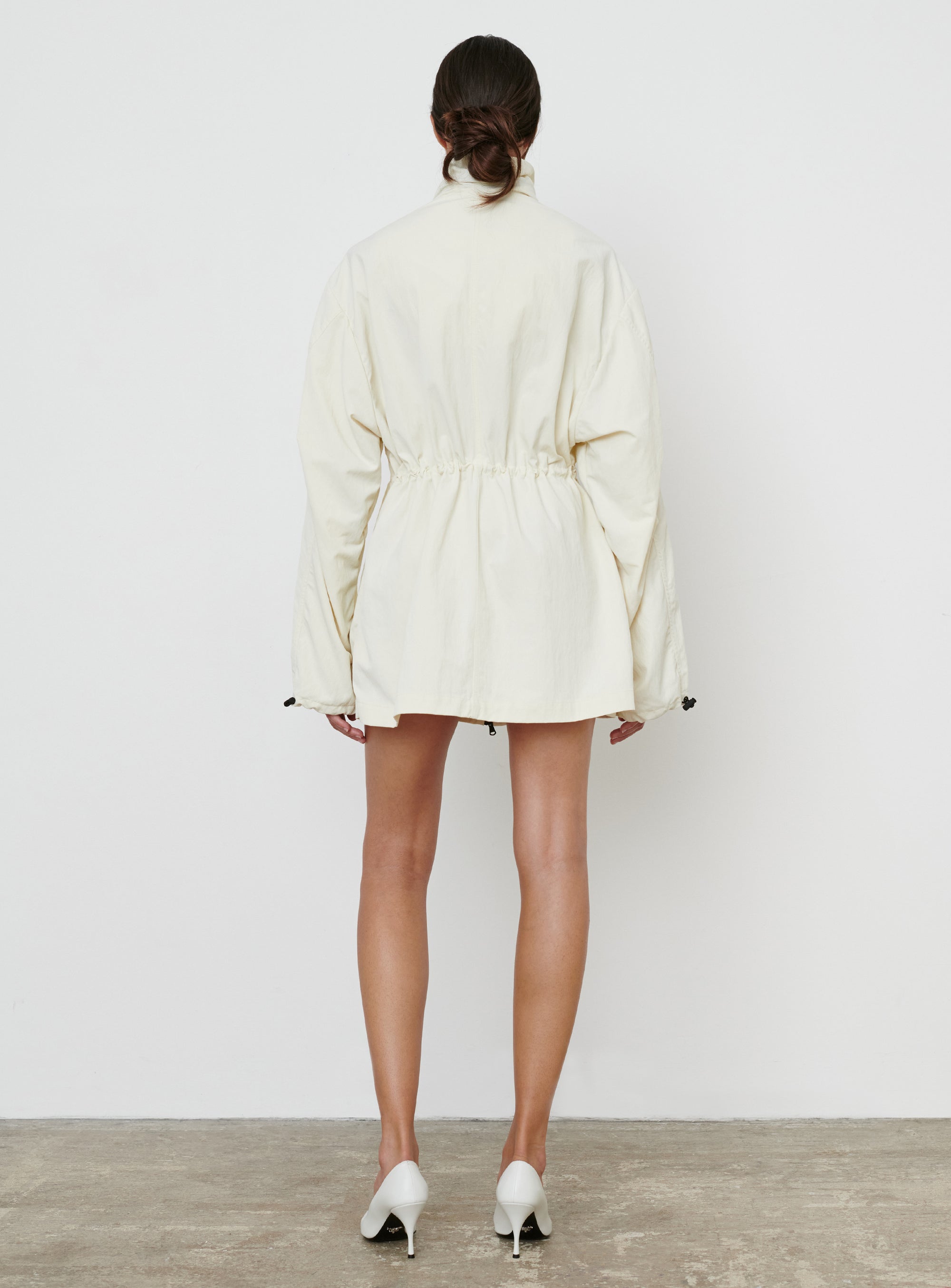 RHW Crop Anorak - Ivory
