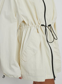 RHW Crop Anorak - Ivory
